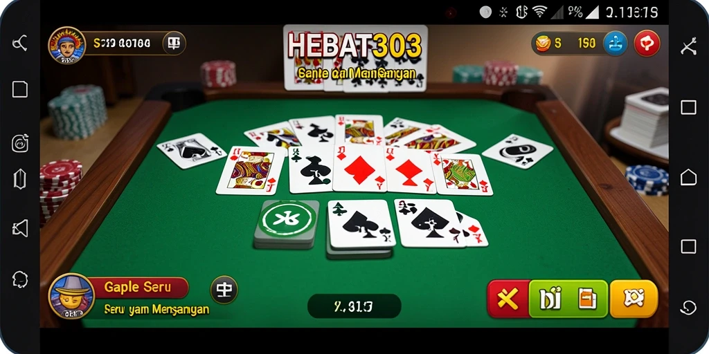 Tampilan gameplay seru dan interaktif HEBAT303 yang mendebarkan.