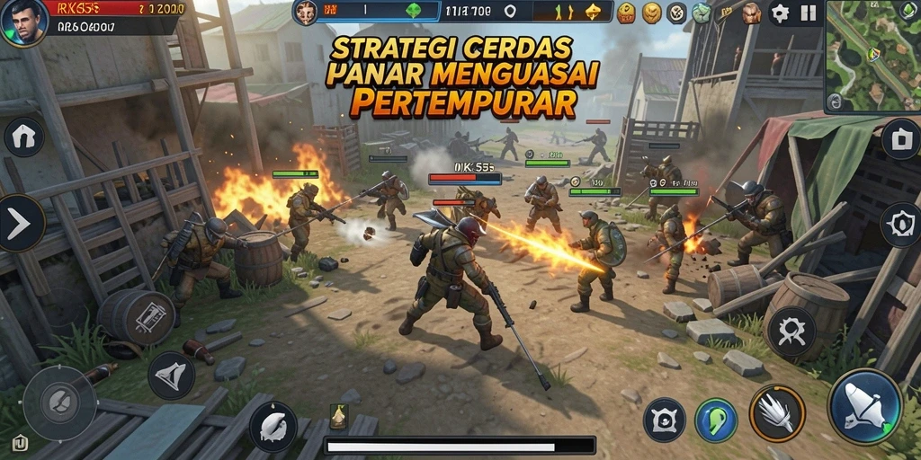 Tangkapan layar dari gameplay menampilkan strategi pertempuran yang mendebarkan.