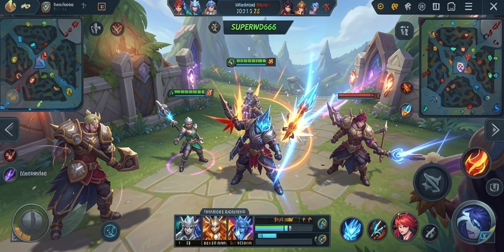 Tampilan gameplay SUPERWD666 yang mendebarkan dan menegangkan.